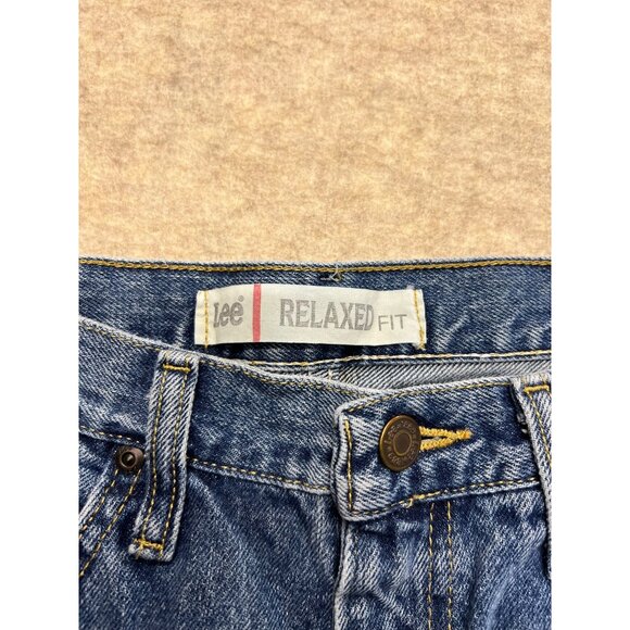 Lee Relaxed Fit Medium Wash Men's Denim Jeans 34 X 34 - Picture 3 of 10